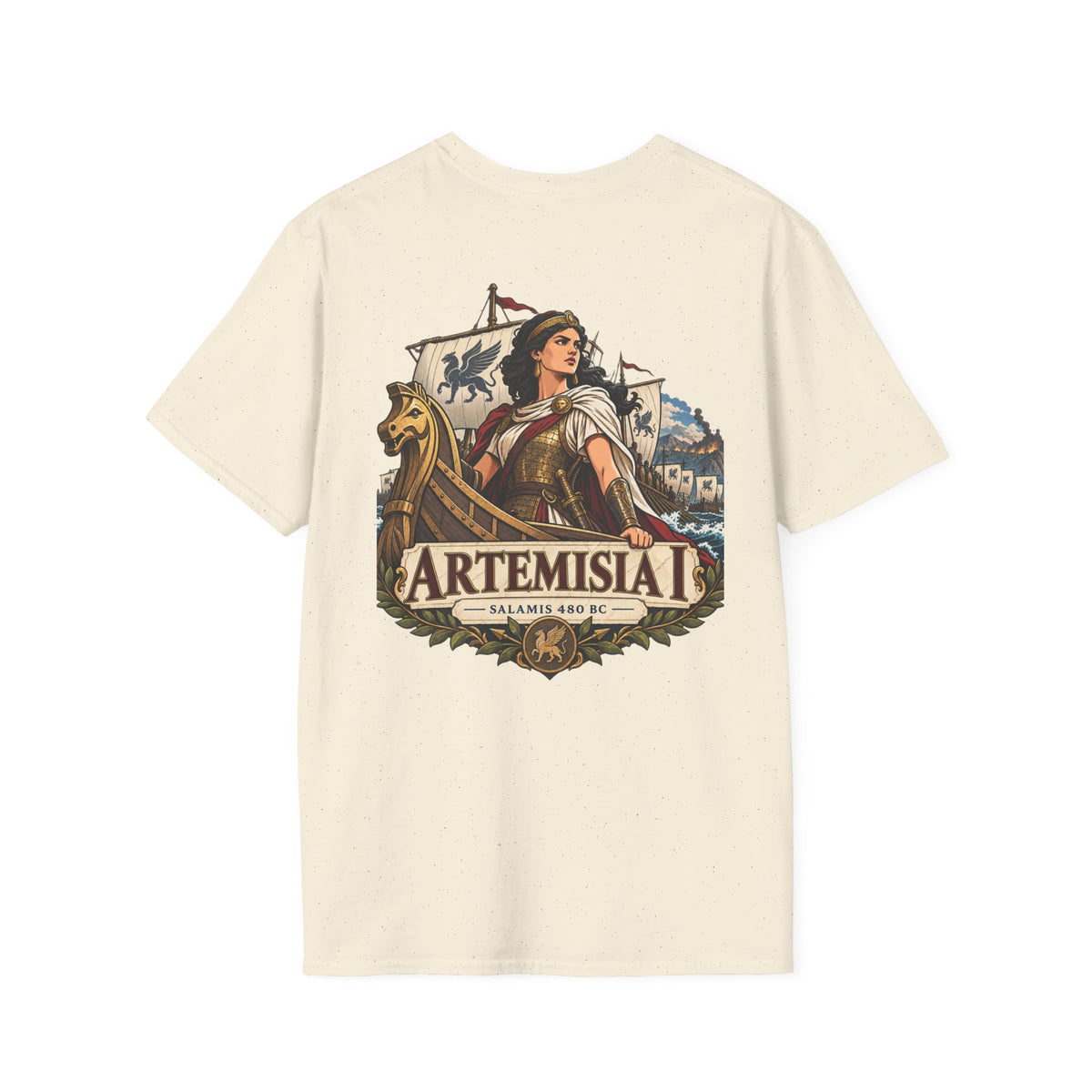 Artemisia I Naval Commander Graphic T-Shirt Iron Regiment historical T-shirt image 10