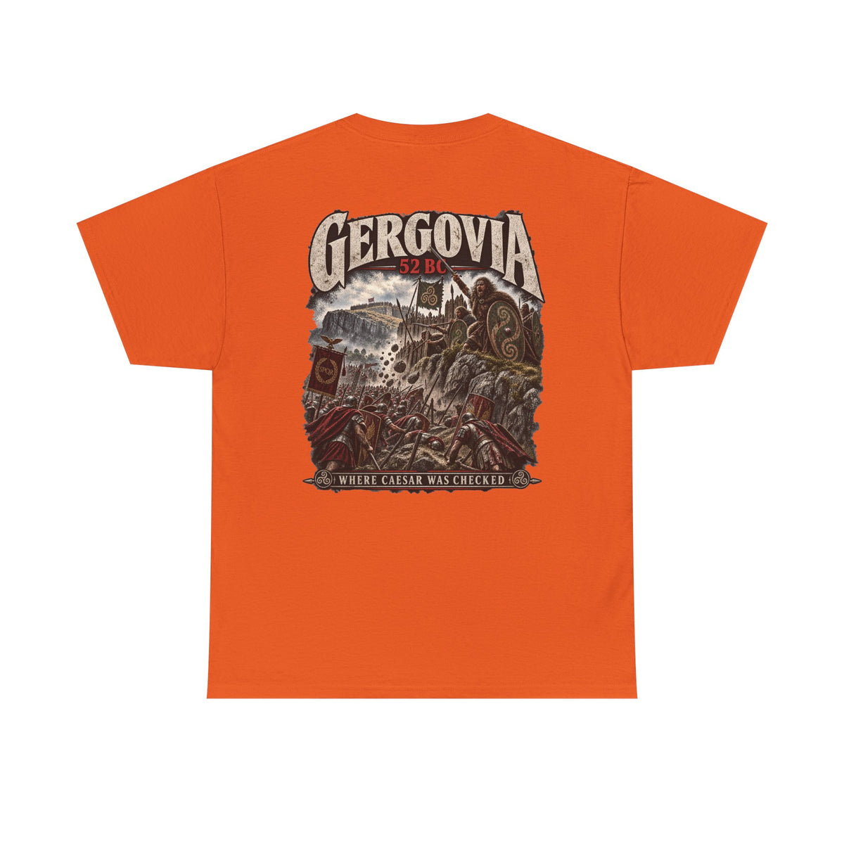 Battle of Gergovia 52 BC Gallic Wars T-shirt product mock-up
