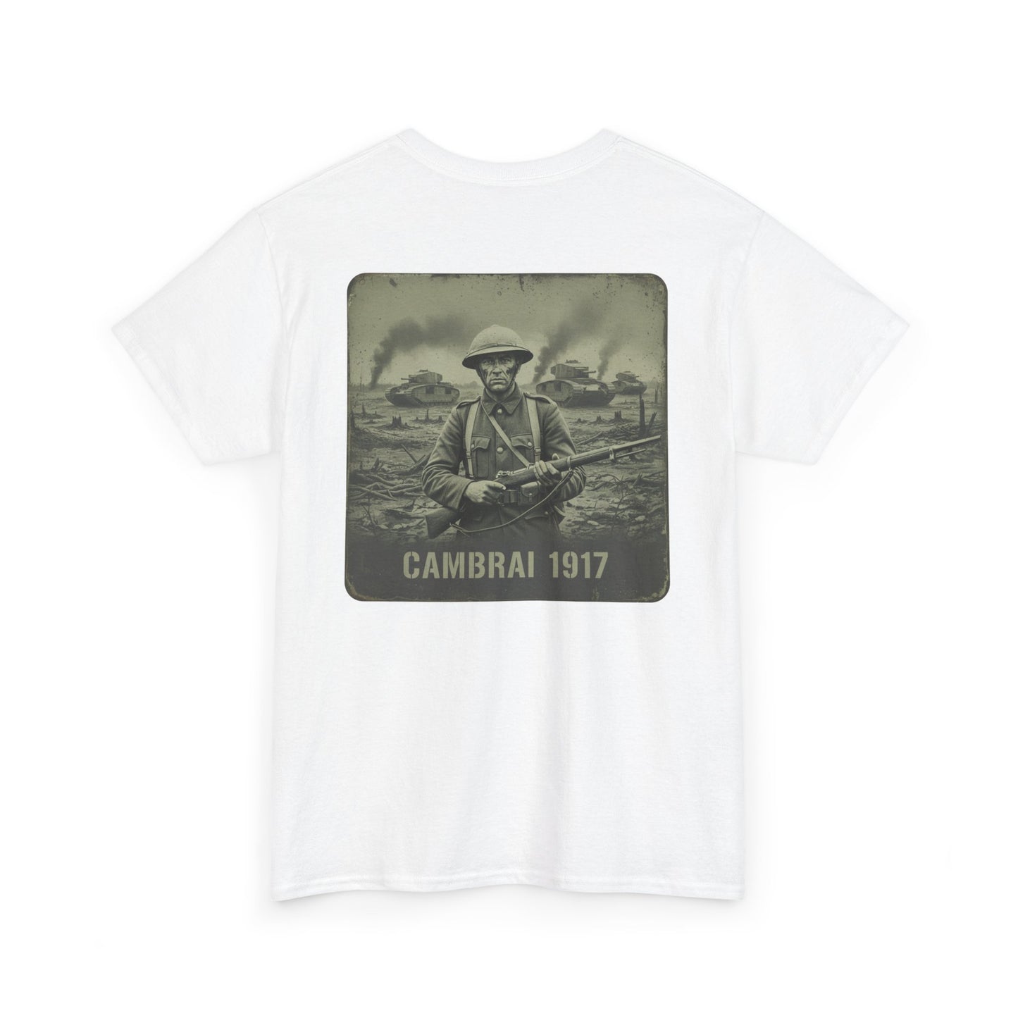 Cambrai 1917 T‑Shirt – WWI Vintage Soldier Graphic Tee