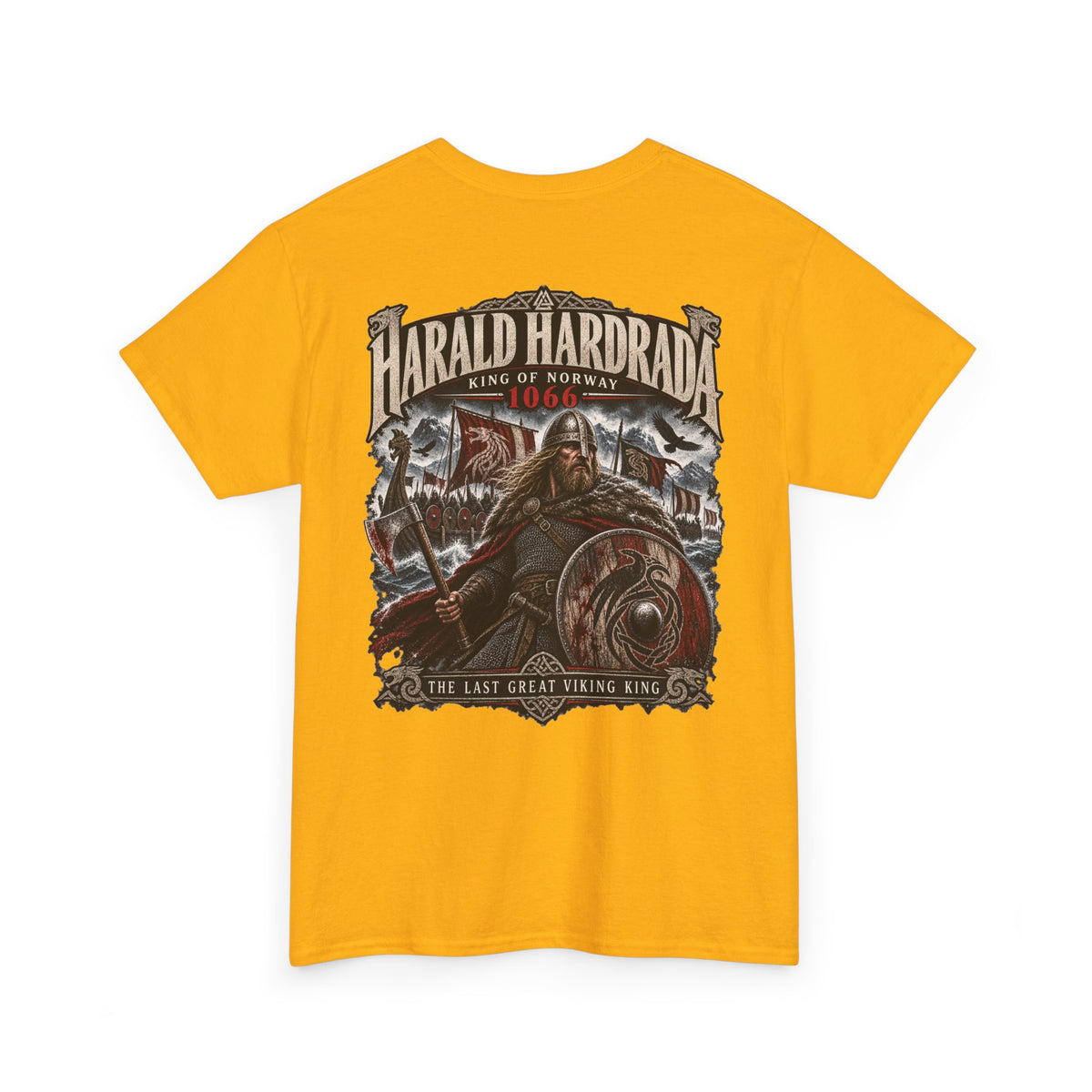Harald Hardrada 1066 Viking King T-shirt product mock-up