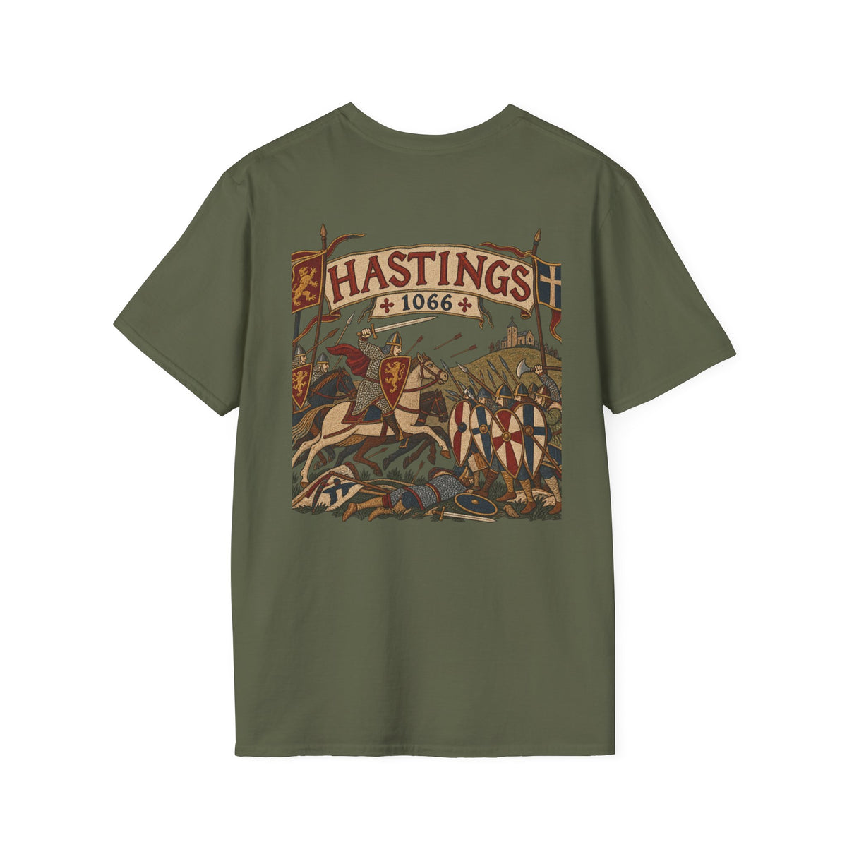 Hastings 1066 Battle T-Shirt Iron Regiment historical T-shirt image 12