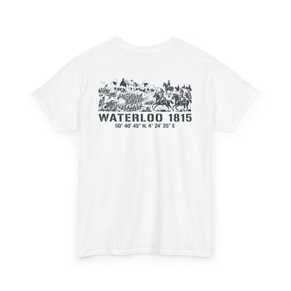 Waterloo 1815 Battlefield Engraving T-Shirt – Napoleonic History Tee