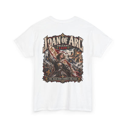 Joan of Arc medieval history T-shirt product mock-up