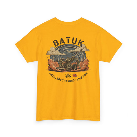 BATUK Artillery Training Tee — "Live Fire" Military Crew T-Shirt