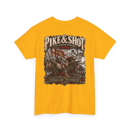 Pike and Shot 17th-century warfare T-shirt product mock-up