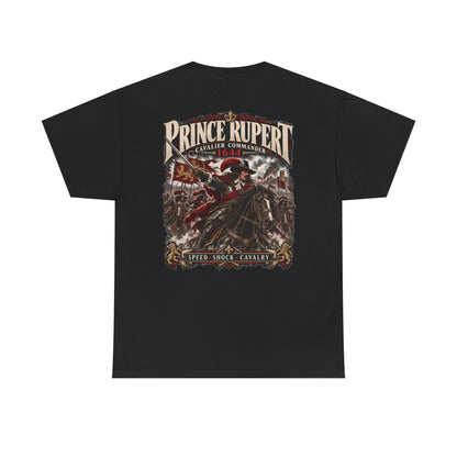 Prince Rupert English Civil War cavalry T-shirt product mock-up