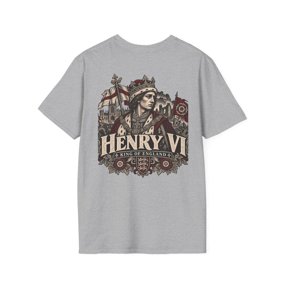Henry VI King of England T-Shirt Iron Regiment historical T-shirt image 8