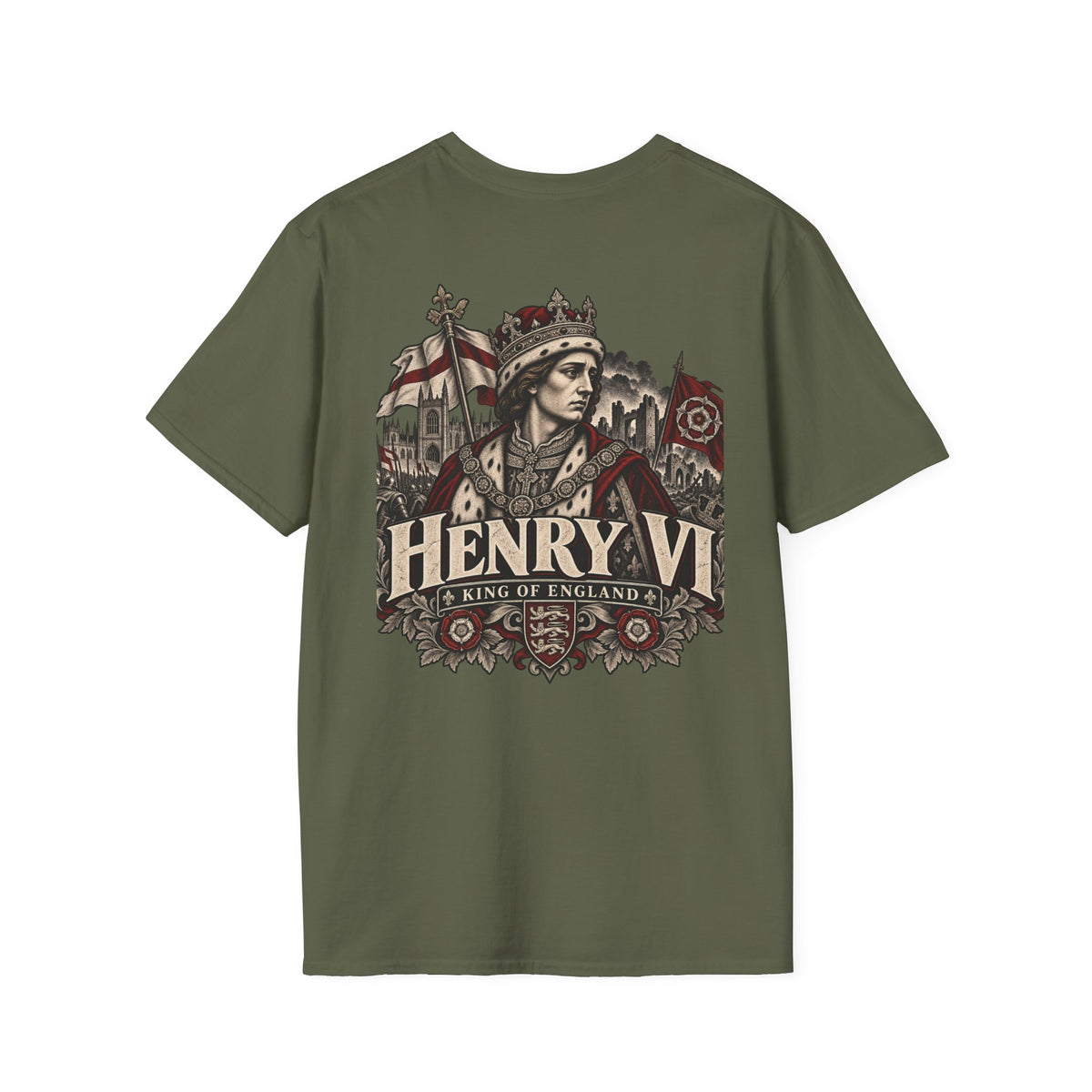 Henry VI King of England T-Shirt Iron Regiment historical T-shirt image 12