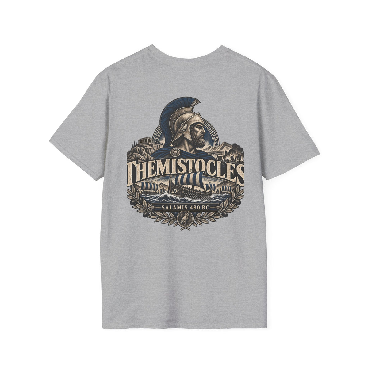 Themistocles Spartan Warrior T-Shirt Iron Regiment historical T-shirt image 10