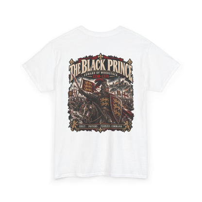 Edward the Black Prince medieval knight T-shirt product mock-up