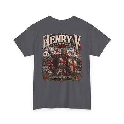 Henry V Agincourt 1415 medieval history T-shirt product mock-up