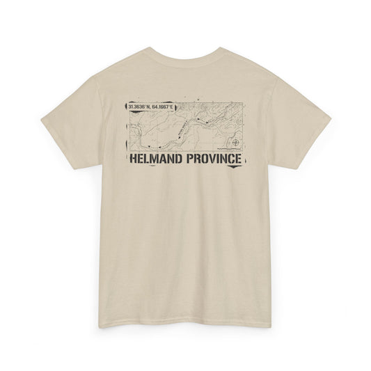 Op Herrick Helmand Province Map T-Shirt - Green Zone Military Graphic Tee