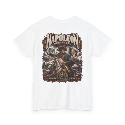 Napoleon Bonaparte Napoleonic history T-shirt product mock-up