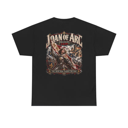 Joan of Arc medieval history T-shirt product mock-up