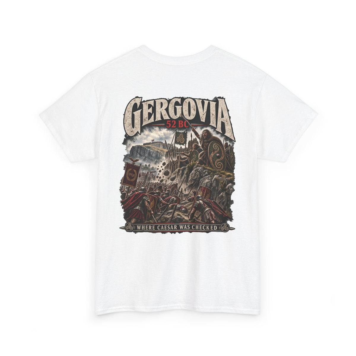 Battle of Gergovia 52 BC Gallic Wars T-shirt product mock-up