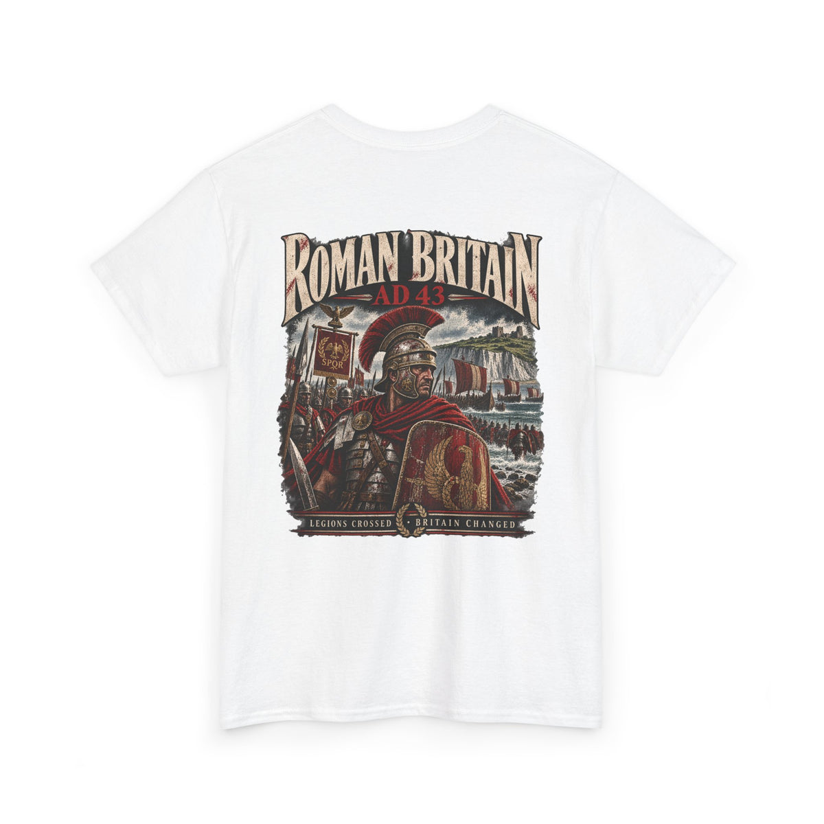 Roman Britain Roman soldier history T-shirt product mock-up