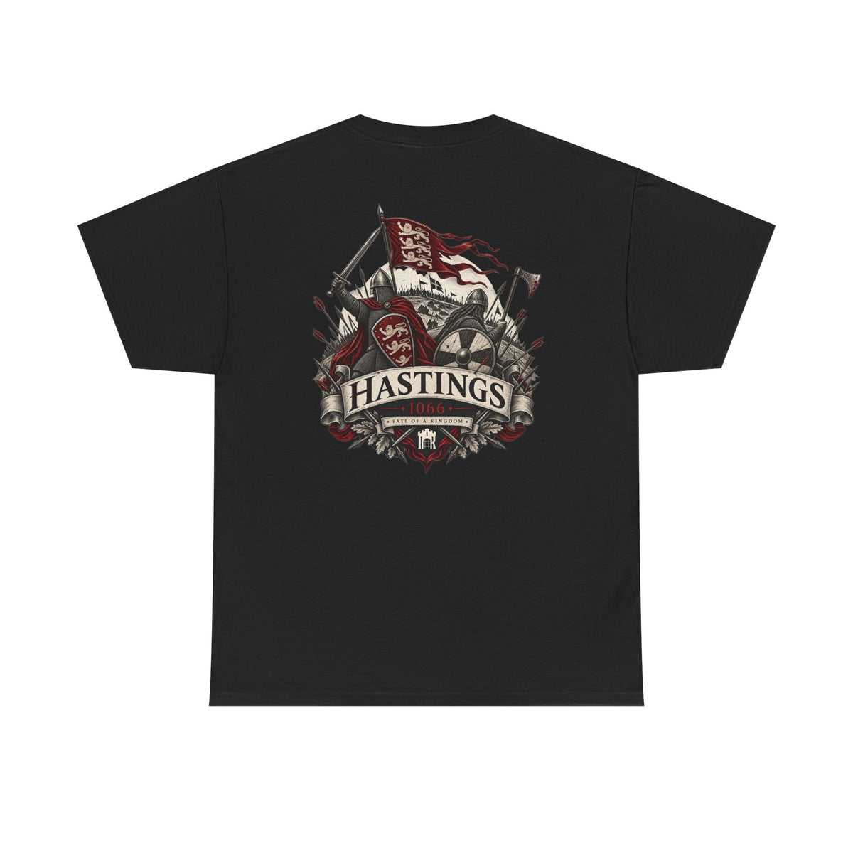 Battle of Hastings 1066 medieval history T-shirt product mock-up