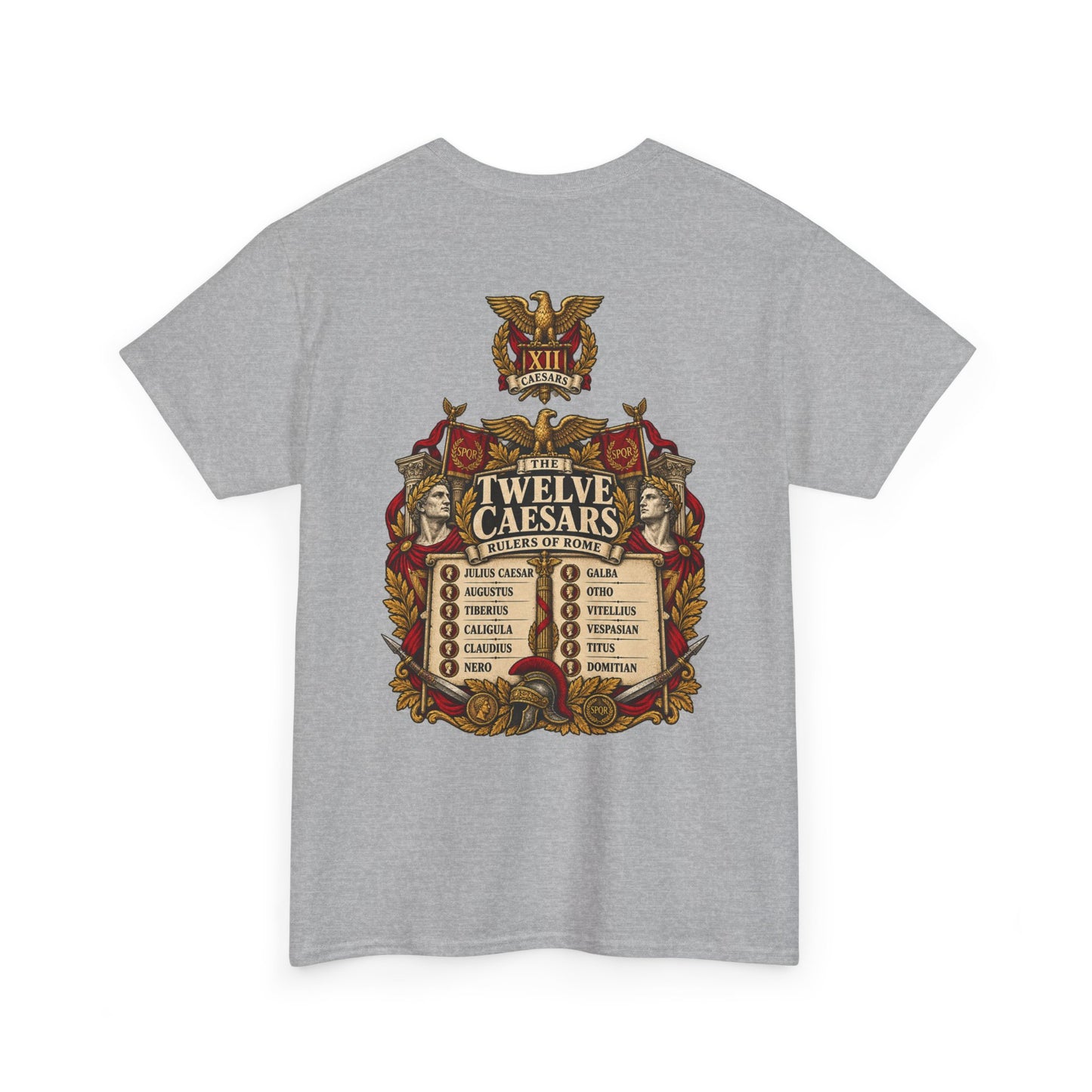 Twelve Caesars Roman history T-shirt – alternate product view 5