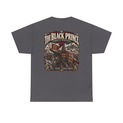 Edward the Black Prince medieval knight T-shirt product mock-up