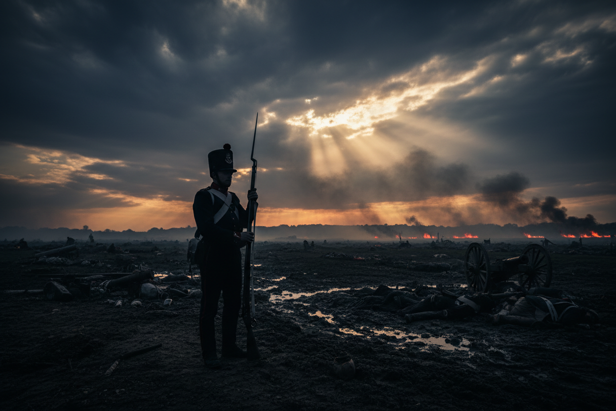 Waterloo Battle Scene